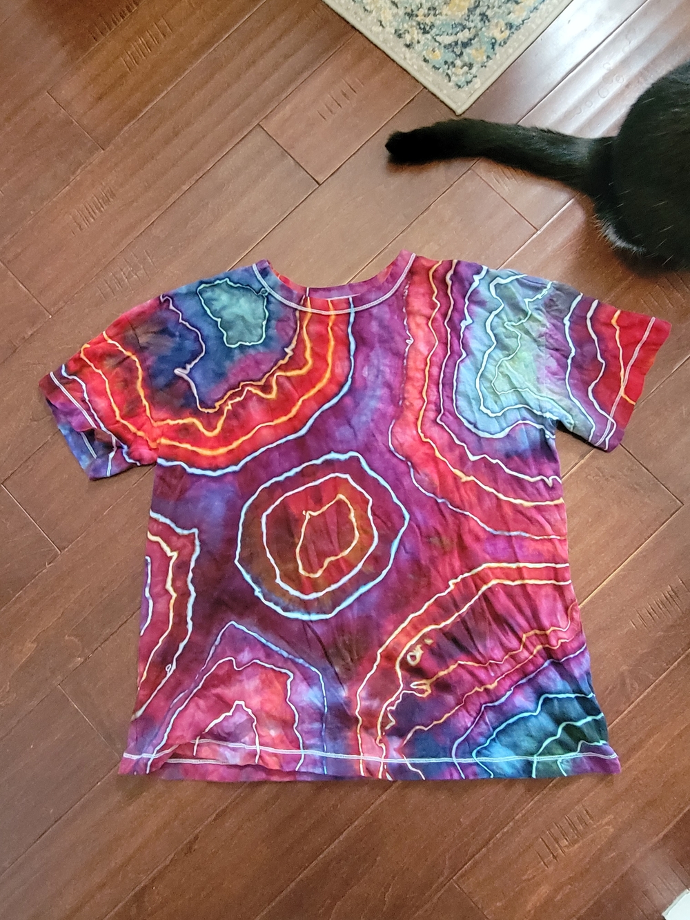 Handmade Tie Dye Old Navy Oversized EveryWear Tunic T-Shirt Large